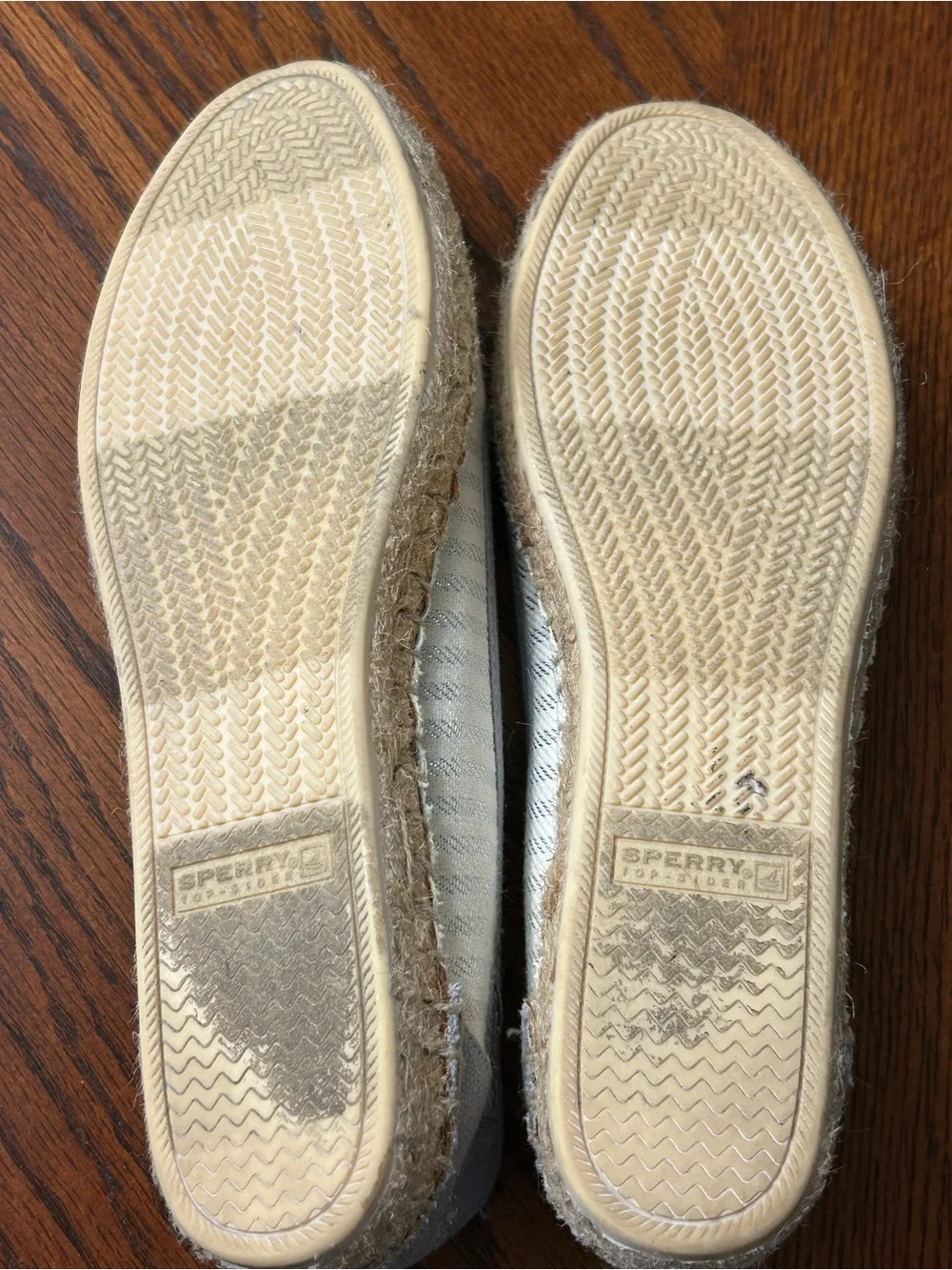 Sperry Women's Metallic Espadrille Slip-On Flats